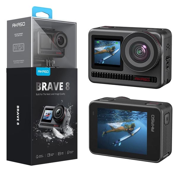 AKASO Brave 8 4K60FPS Action Camera
